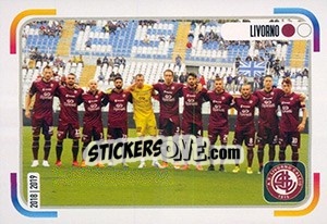 Cromo Squadra Livorno - Calciatori 2018-2019 - Panini