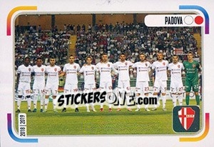 Sticker Squadra Padova - Calciatori 2018-2019 - Panini