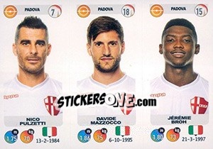 Figurina Nico Pulzetti / Davide Mazzocco / Jérémie Broh - Calciatori 2018-2019 - Panini