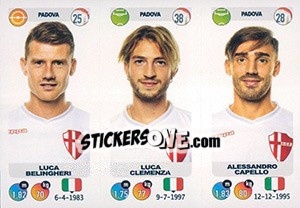 Figurina Luca Belingheri / Luca Clemenza / Alessandro Capello - Calciatori 2018-2019 - Panini