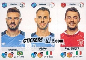 Sticker Gabriel / Nicola Leali / Gian Filippo Felicioli - Calciatori 2018-2019 n. 672 - Panini