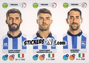 Sticker Leonardo Mancuso / Gaetano Monachello / Andrea Cocco - Calciatori 2018-2019 n. 685 - Panini