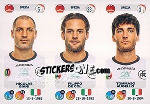 Sticker Nicolas Giani / Filippo De Col / Tommaso Augello
