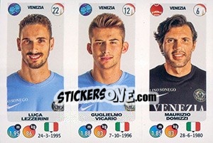 Cromo Luca Lezzerini / Guglielmo Vicario / Maurizio Domizzi - Calciatori 2018-2019 - Panini