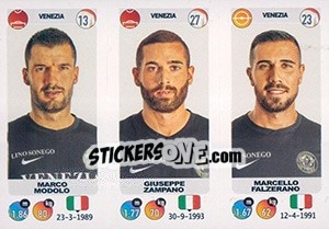 Sticker Marco Modolo / Giuseppe Zampano / Marcello Falzerano - Calciatori 2018-2019 n. 704 - Panini