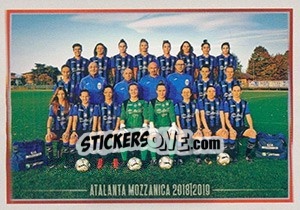 Figurina Squadra Atalanta Mozzanica - Calciatori 2018-2019 - Panini