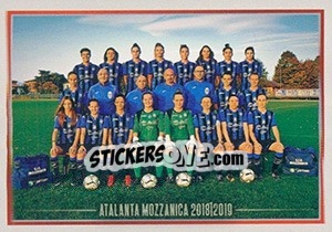 Sticker Squadra Atalanta Mozzanica - Calciatori 2018-2019 n. 708 - Panini