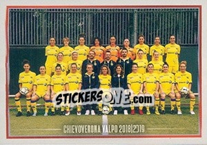 Cromo Squadra ChievoVerona Valpo - Calciatori 2018-2019 - Panini