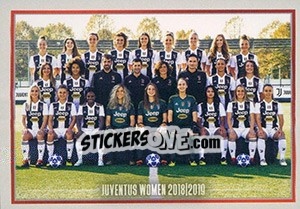 Sticker Squadra Juventus Women - Calciatori 2018-2019 - Panini