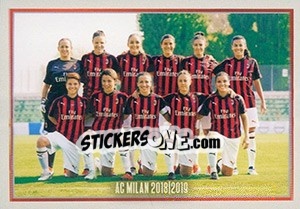 Sticker Squadra Milan - Calciatori 2018-2019 n. 714 - Panini