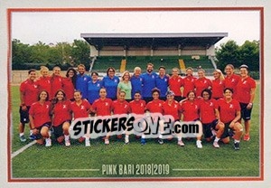 Figurina Squadra Pink Bari - Calciatori 2018-2019 - Panini
