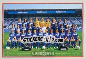 Sticker Squadra Sassuolo - Calciatori 2018-2019 - Panini