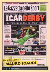 Sticker Mauro Icardi (La Gazzetta dello Sport) - Calciatori 2018-2019 n. C5 - Panini