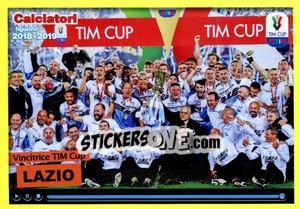 Sticker Vincitrice Tim Cup Lazio - Calciatori 2018-2019 n. C24 - Panini