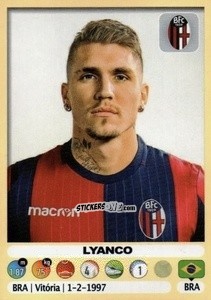 Sticker Lyanco (Bologna) - Calciatori 2018-2019 n. M1 - Panini