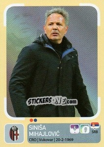 Sticker Sinisa Mihajlovic (Bologna) - Calciatori 2018-2019 n. M5 - Panini