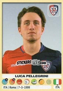 Figurina Luca Pellegrini (Cagliari) - Calciatori 2018-2019 - Panini