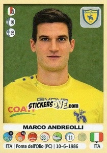 Sticker Marco Andreolli (Chievo Verona) - Calciatori 2018-2019 n. M12 - Panini