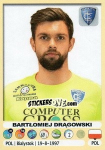 Figurina Bartlomiej Dragowski (Empoli) - Calciatori 2018-2019 - Panini