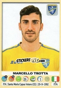 Figurina Marcello Trotta (Frosinone) - Calciatori 2018-2019 - Panini