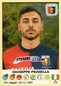 Cromo Giuseppe Pezzella (Genoa) - Calciatori 2018-2019 - Panini