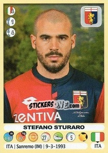 Sticker Stefano Sturaro (Genoa) - Calciatori 2018-2019 - Panini
