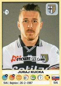 Cromo Juraj Kucka (Parma) - Calciatori 2018-2019 - Panini