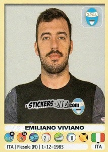 Cromo Emiliano Viviano (Spal) - Calciatori 2018-2019 - Panini