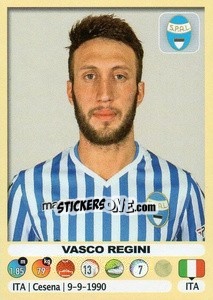 Sticker Vasco Regini (Spal) - Calciatori 2018-2019 n. M43 - Panini