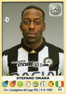 Cromo Stefano Okaka (Udinese) - Calciatori 2018-2019 - Panini