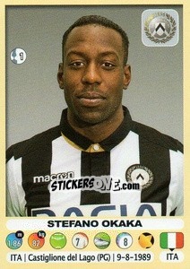 Sticker Stefano Okaka (Udinese) - Calciatori 2018-2019 n. M48 - Panini