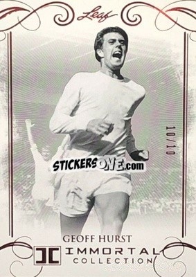Sticker Geoff Hurst - Soccer Immortal Collection 2018 n. 4r - Leaf