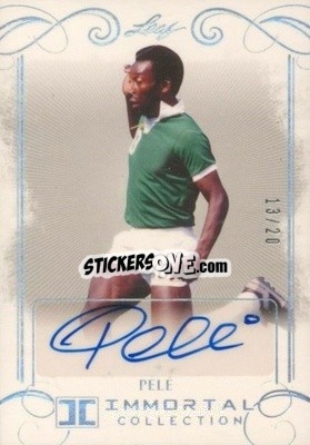 Cromo Pelé - Soccer Immortal Collection 2018 - Leaf