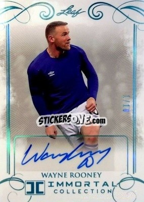 Sticker Wayne Rooney - Soccer Immortal Collection 2018 n. BA-WR1b - Leaf