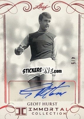 Sticker Geoff Hurst - Soccer Immortal Collection 2018 n. BA-GH1r - Leaf