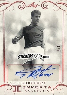 Sticker Geoff Hurst - Soccer Immortal Collection 2018 - Leaf