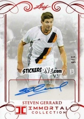 Sticker Steven Gerrard - Soccer Immortal Collection 2018 - Leaf