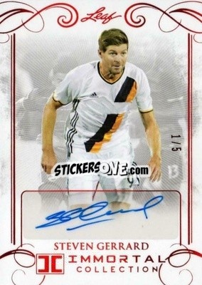 Sticker Steven Gerrard - Soccer Immortal Collection 2018 n. BA-SG1r - Leaf