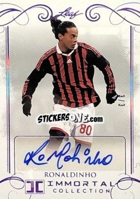 Sticker Ronaldinho - Soccer Immortal Collection 2018 n. BA-R1p - Leaf