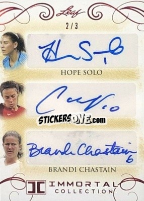 Figurina Hope Solo / Carli Lloyd / Brandi Chastain - Soccer Immortal Collection 2018 - Leaf