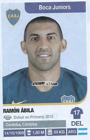 Figurina Ramón Ábila - Fùtbol Argentino 2018-2019 n. 87 - Panini