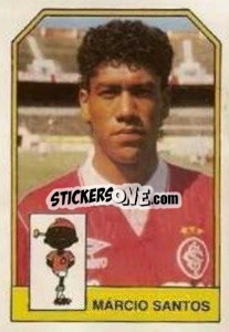 Sticker Márcio Santos - Campeonato Brasileiro 1991 n. 7 - Abril