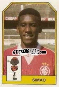 Sticker Simão - Campeonato Brasileiro 1991 n. 10 - Abril