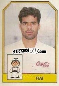 Sticker Raí - Campeonato Brasileiro 1991 n. 33 - Abril