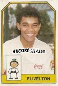 Sticker Elivélton - Campeonato Brasileiro 1991 n. 35 - Abril
