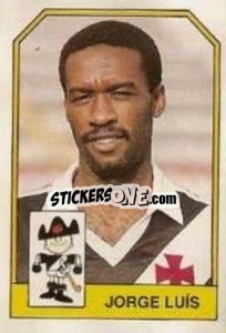 Sticker Jorge Luís - Campeonato Brasileiro 1991 n. 107 - Abril