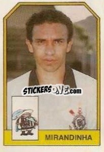 Cromo Mirandinha - Campeonato Brasileiro 1991 n. 134 - Abril