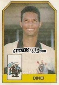 Sticker Dinei - Campeonato Brasileiro 1991 n. 135 - Abril