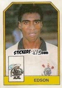 Sticker Edson - Campeonato Brasileiro 1991 n. 140 - Abril