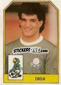 Sticker Dida - Campeonato Brasileiro 1991 n. 158 - Abril